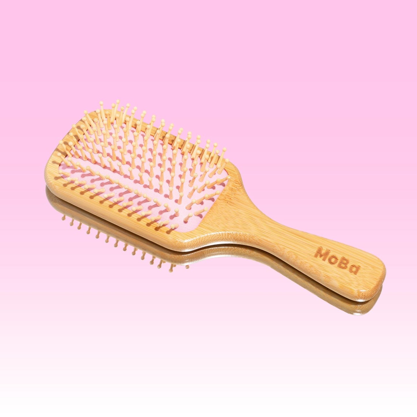 Pink Bamboo Brush