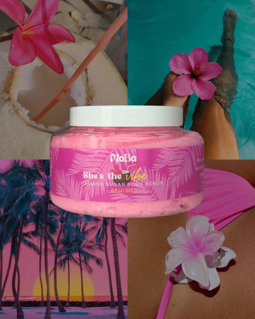 She’s The Vibe- Coconut & Hibiscus Body Scrub