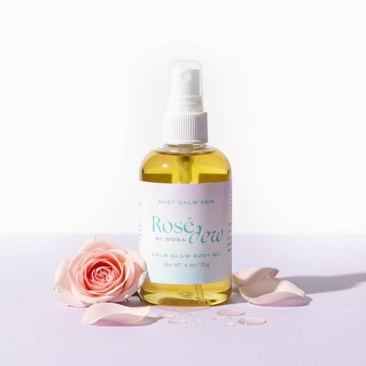 ✨ Calm Glow Body Oil — Rosé Dew