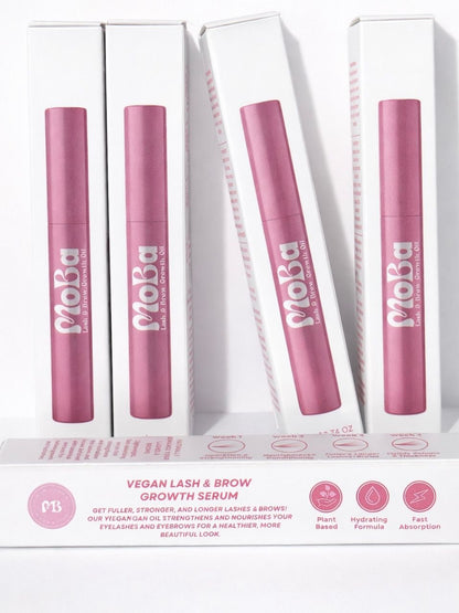 Aceite para el crecimiento de cejas y pestañas 