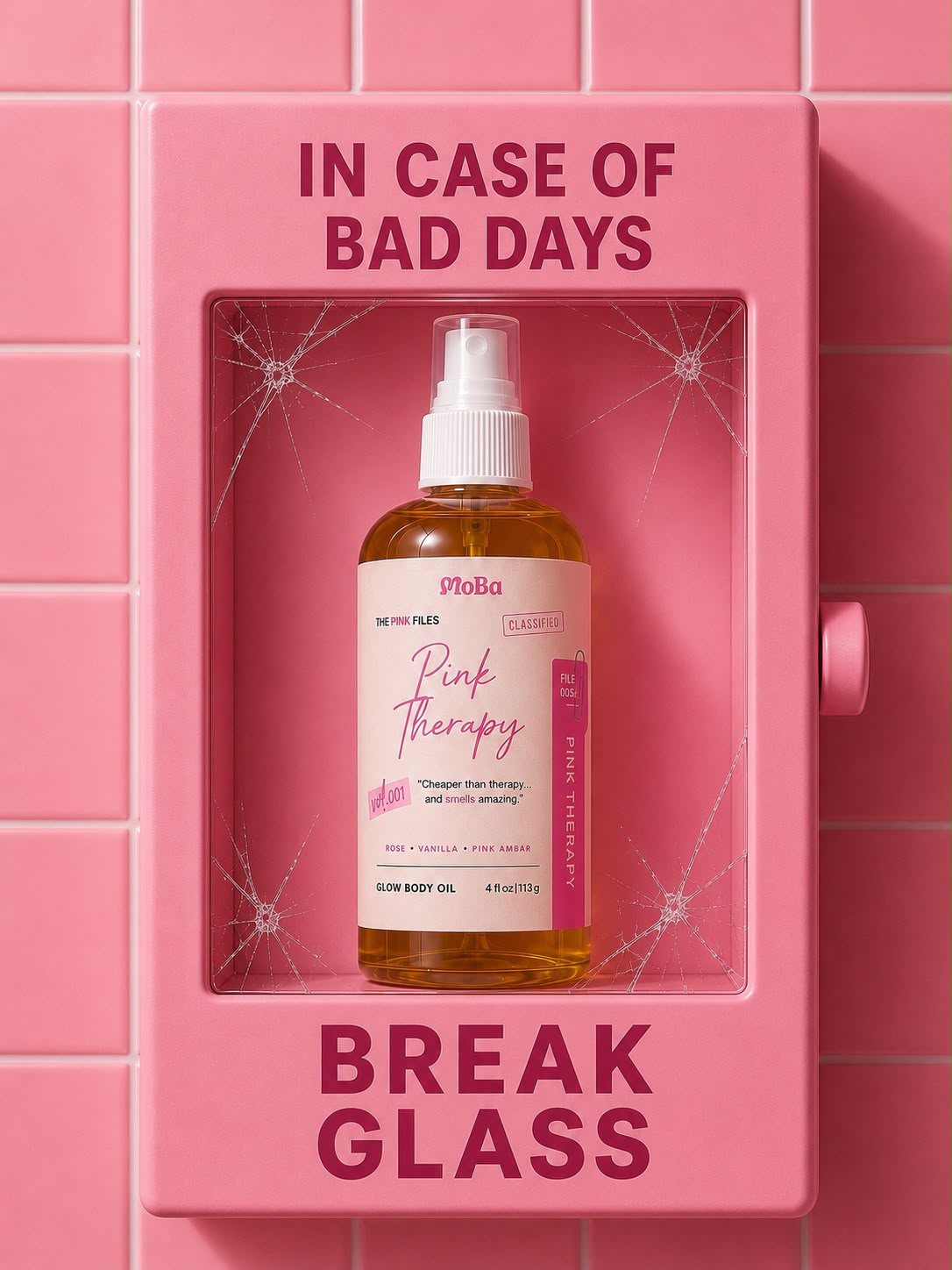 Pink Therapy Glow Body Oil